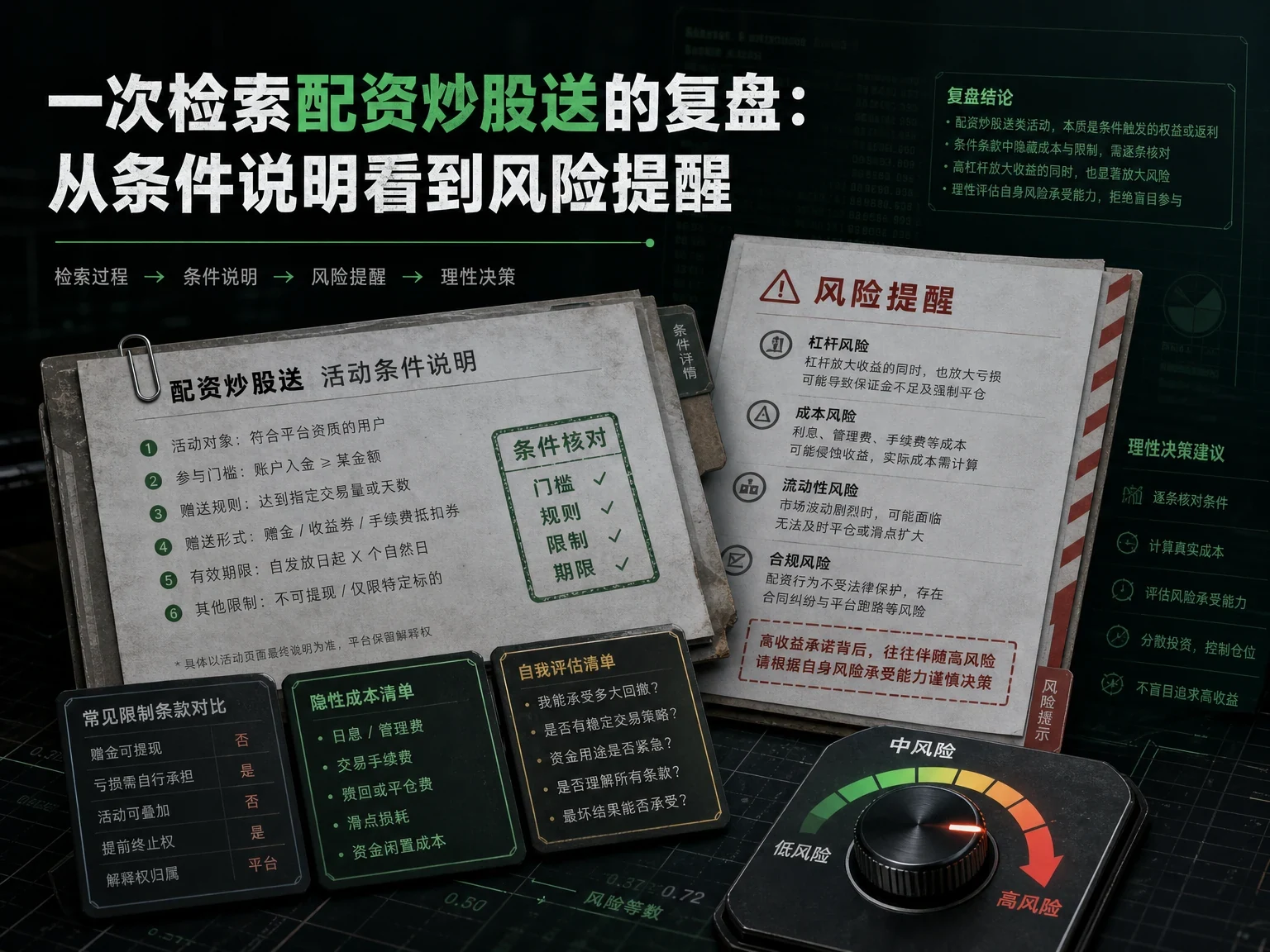 一次检索配资炒股送的复盘：从条件说明看到风险提醒缩略图