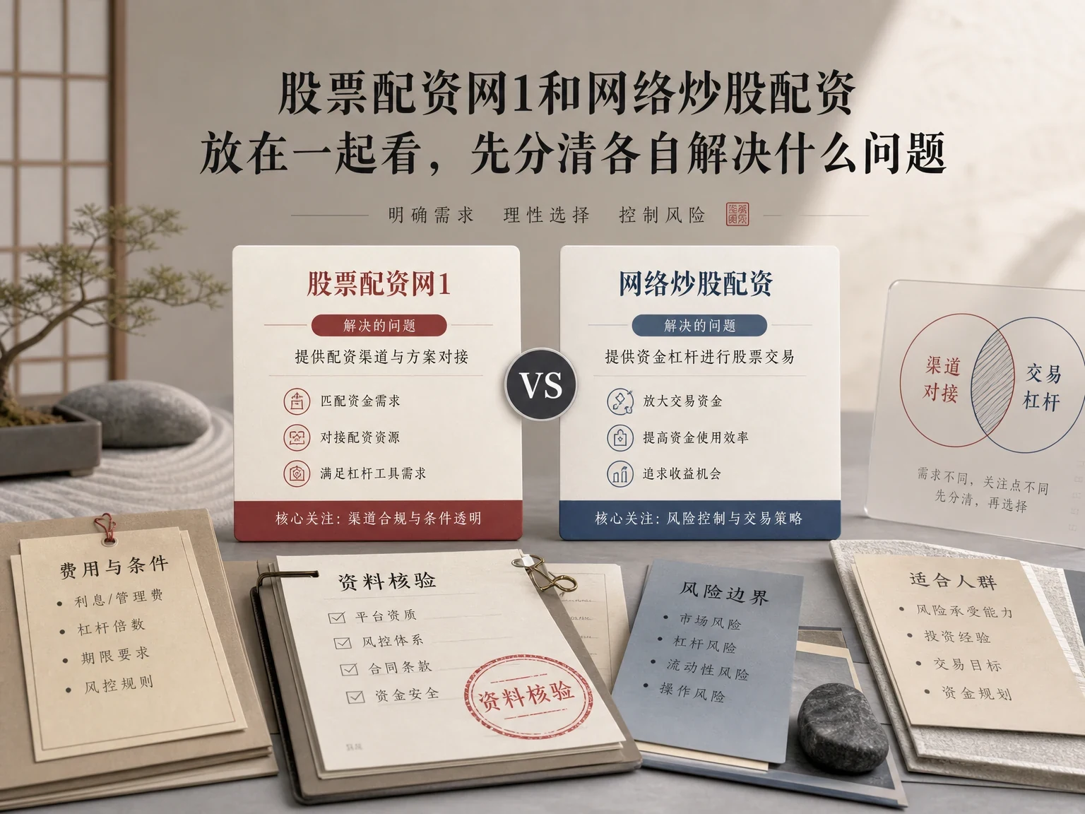 股票配资网1和网络炒股配资放在一起看，先分清各自解决什么问题缩略图