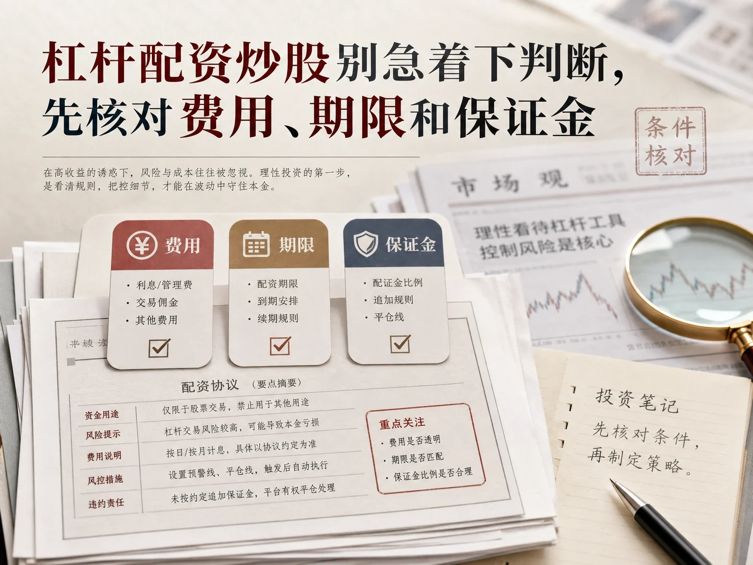 杠杆配资炒股别急着下判断，先核对费用、期限和保证金缩略图