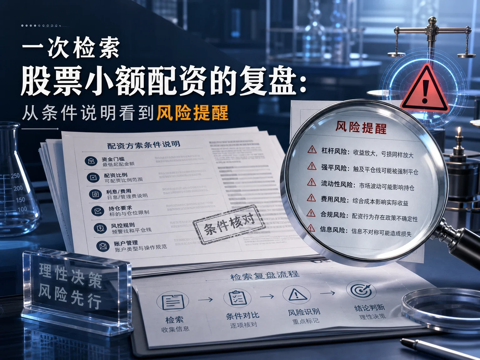 一次检索股票小额配资的复盘：从条件说明看到风险提醒 插图