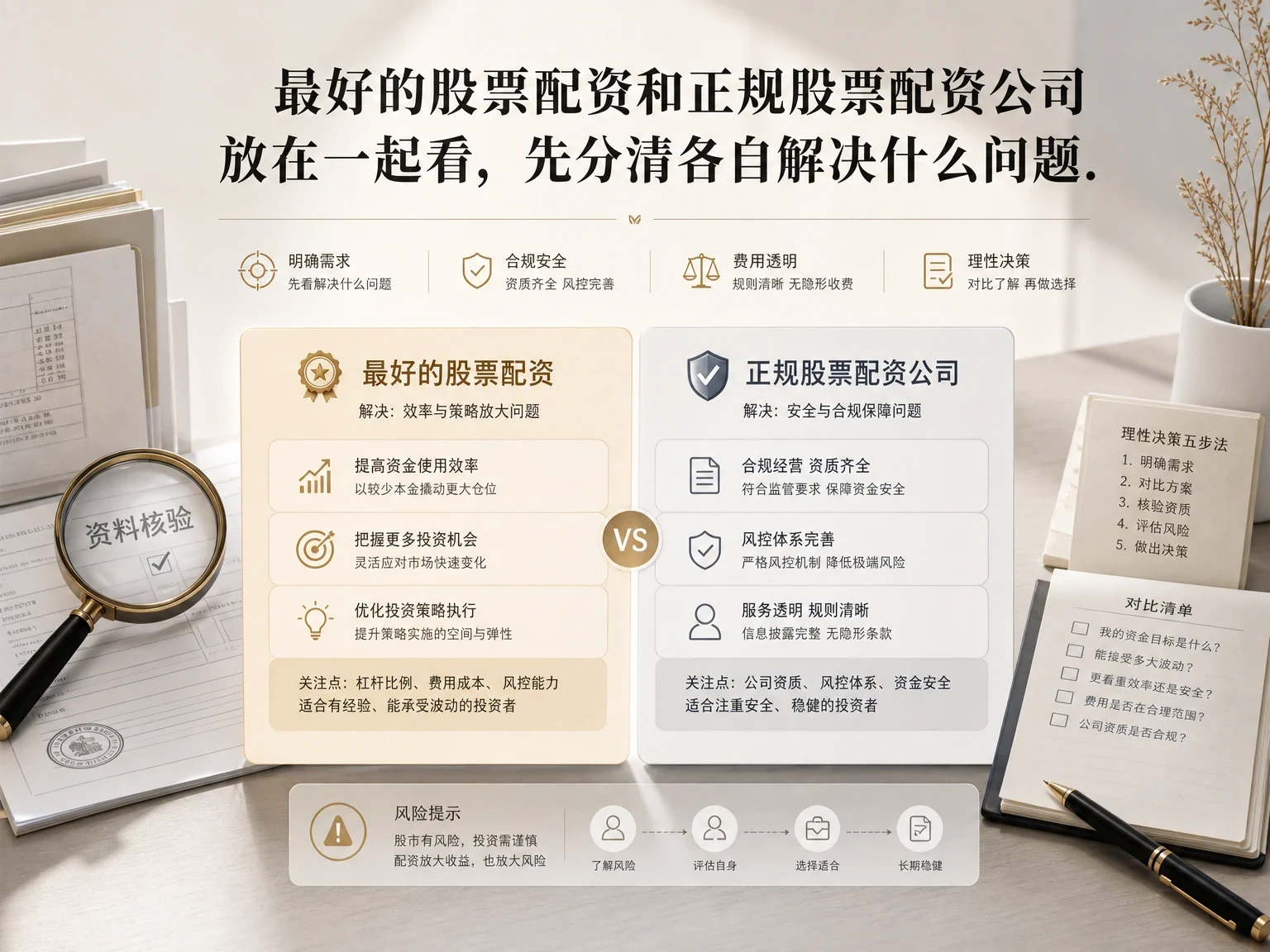 最好的股票配资和正规股票配资公司放在一起看，先分清各自解决什么问题缩略图